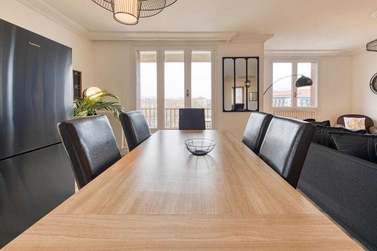 Magnificent Apartment, 4 Bedrooms, Fiber Wifi Grenoble Extérieur photo
